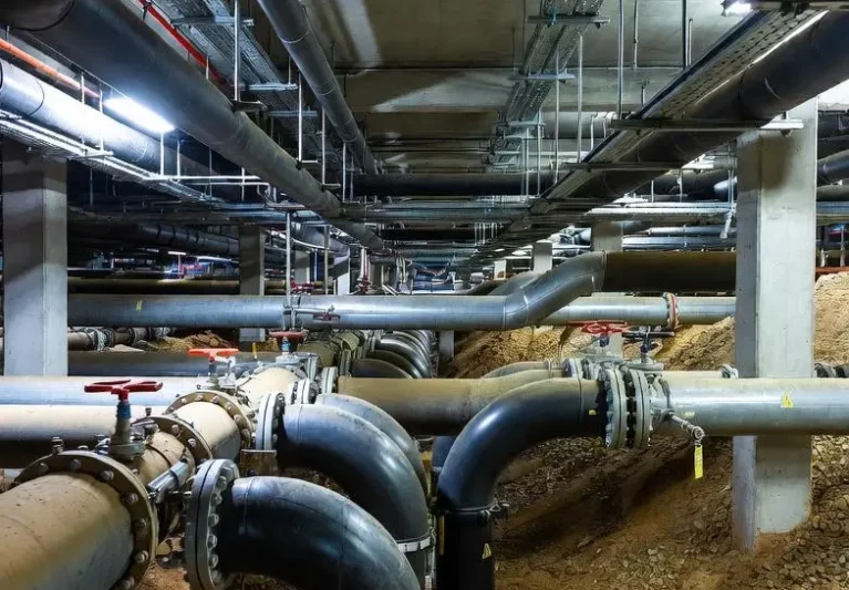 Construction of a vacuum sewerage system for the city of Gurlen
